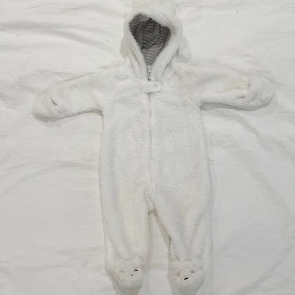 Polar Bear Furry Onesie - Picture 1 of 3